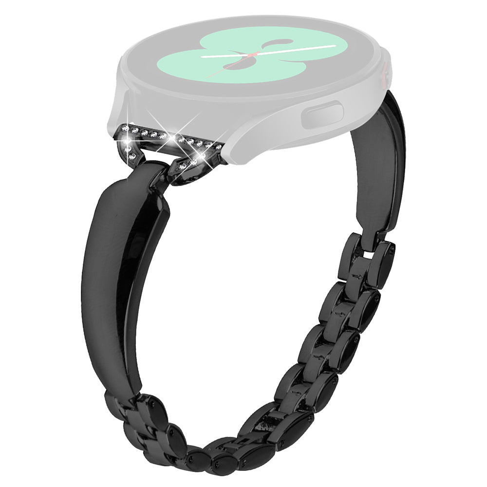 20mm Metal Watch Band for Samsung Galaxy Watch Active Active2 40mm 44mm Rhinestone Decor Bracelet Copper Wristband 20mm Metal Watch Band for Samsung Galaxy Watch Active Active2 40mm 44mm Rhinestone Decor Bracelet Copper Wristband